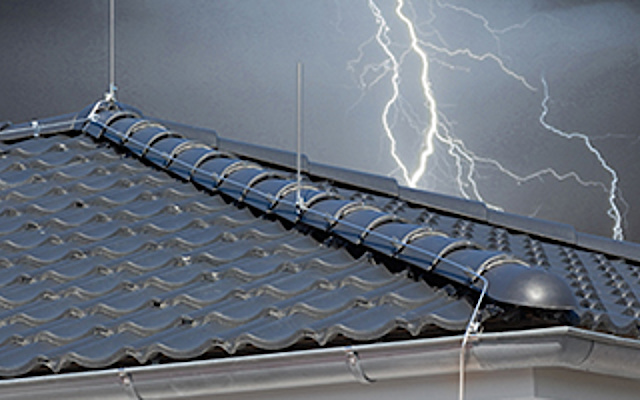 Äußerer Blitzschutz bei TWE Elektrotechnik in Ellwangen